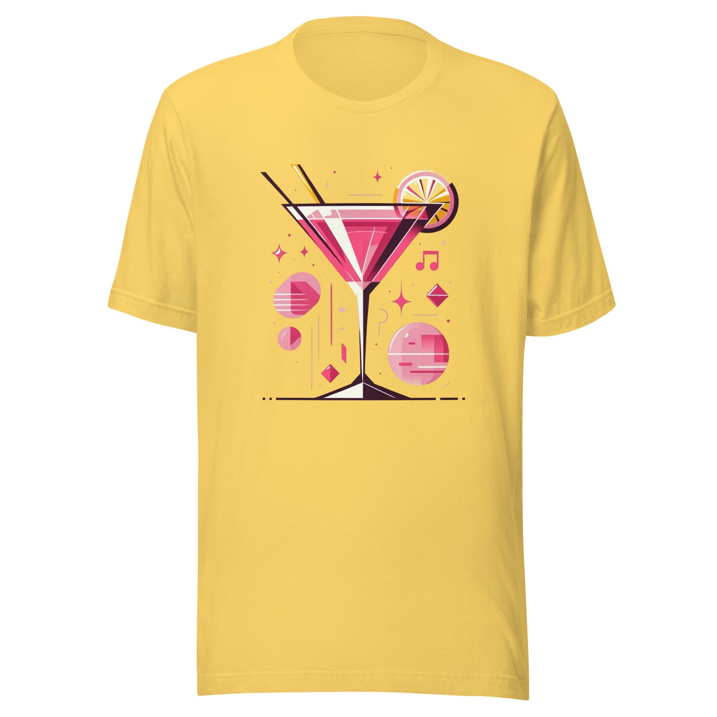 Cosmopolitan ‘Full Send Saturday’ Mid-Century Modern Drinks Series Unisex t-shirt