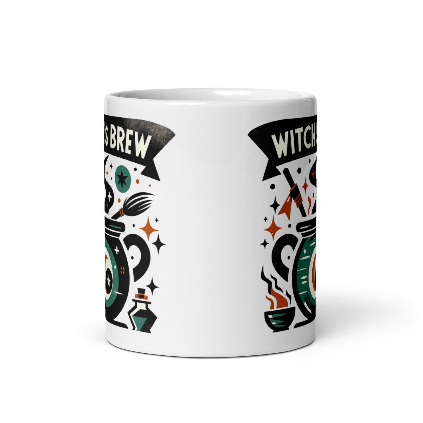 Witch’s Brew Halloween White Coffee Mug