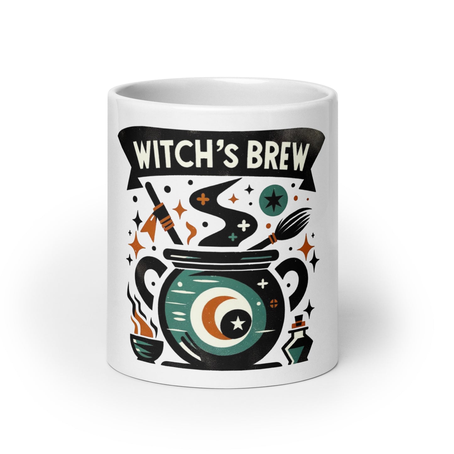 Witch’s Brew Halloween White Coffee Mug
